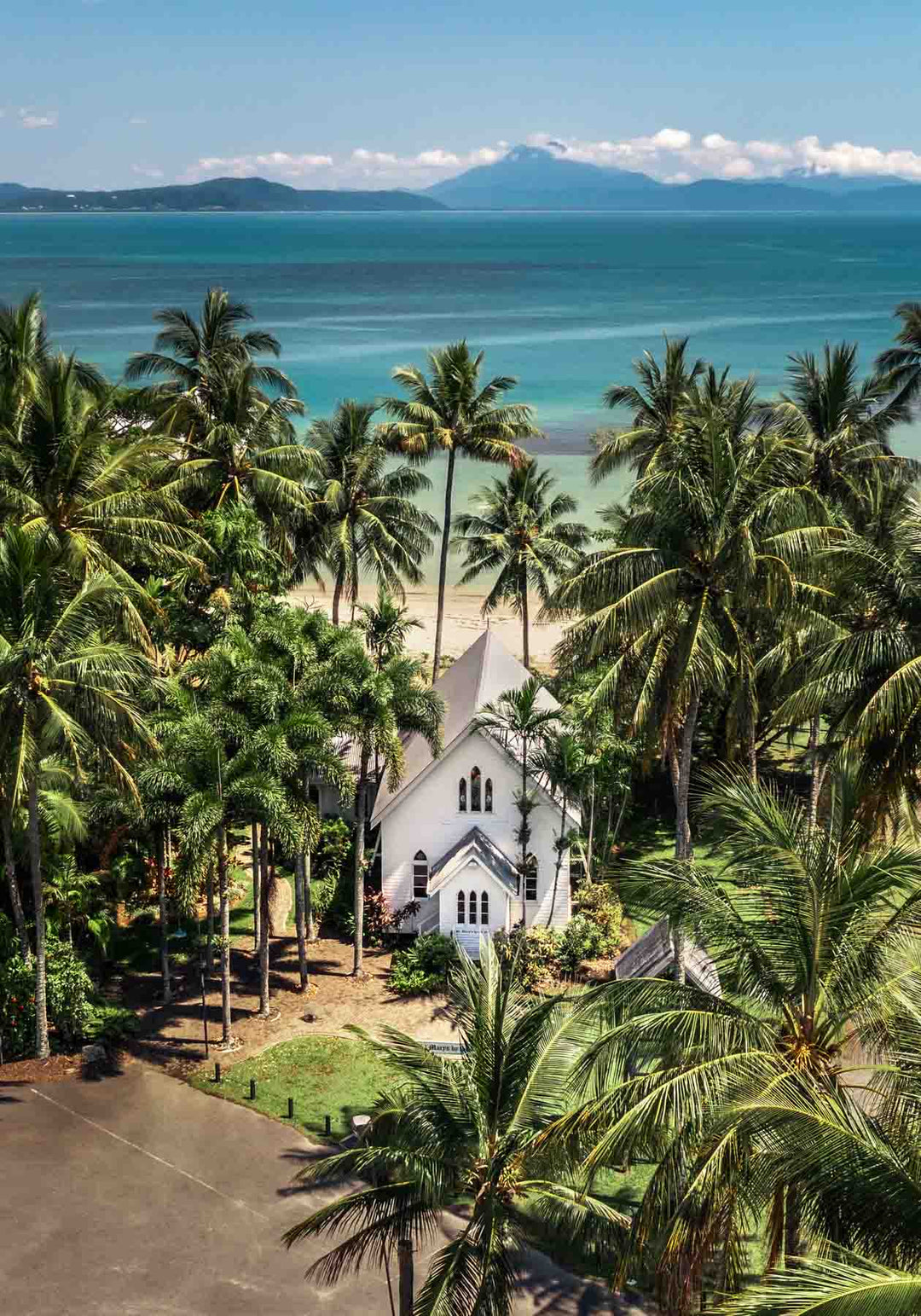 Port Douglas aerial photograph of st mary chapel