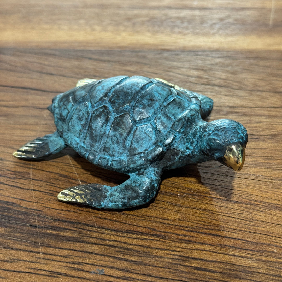 Turtle - S | Aged Brass