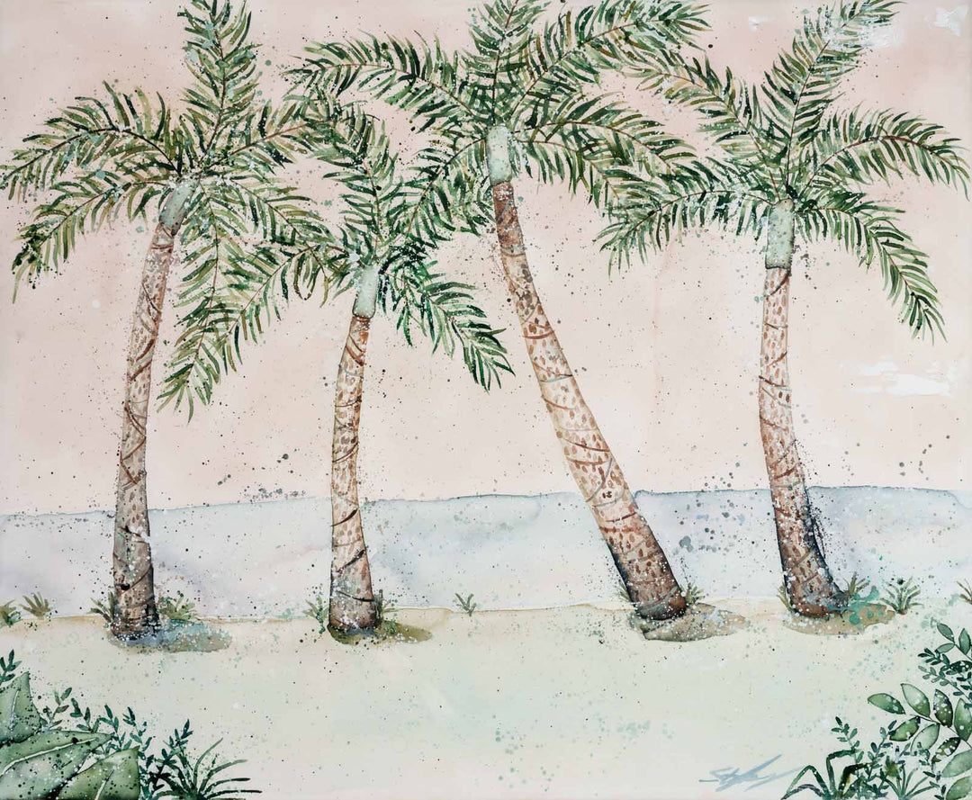 original landscape watercolour artwork of Rex Smeal park in Port Douglas by Stephanie Elizabeth Artwork in