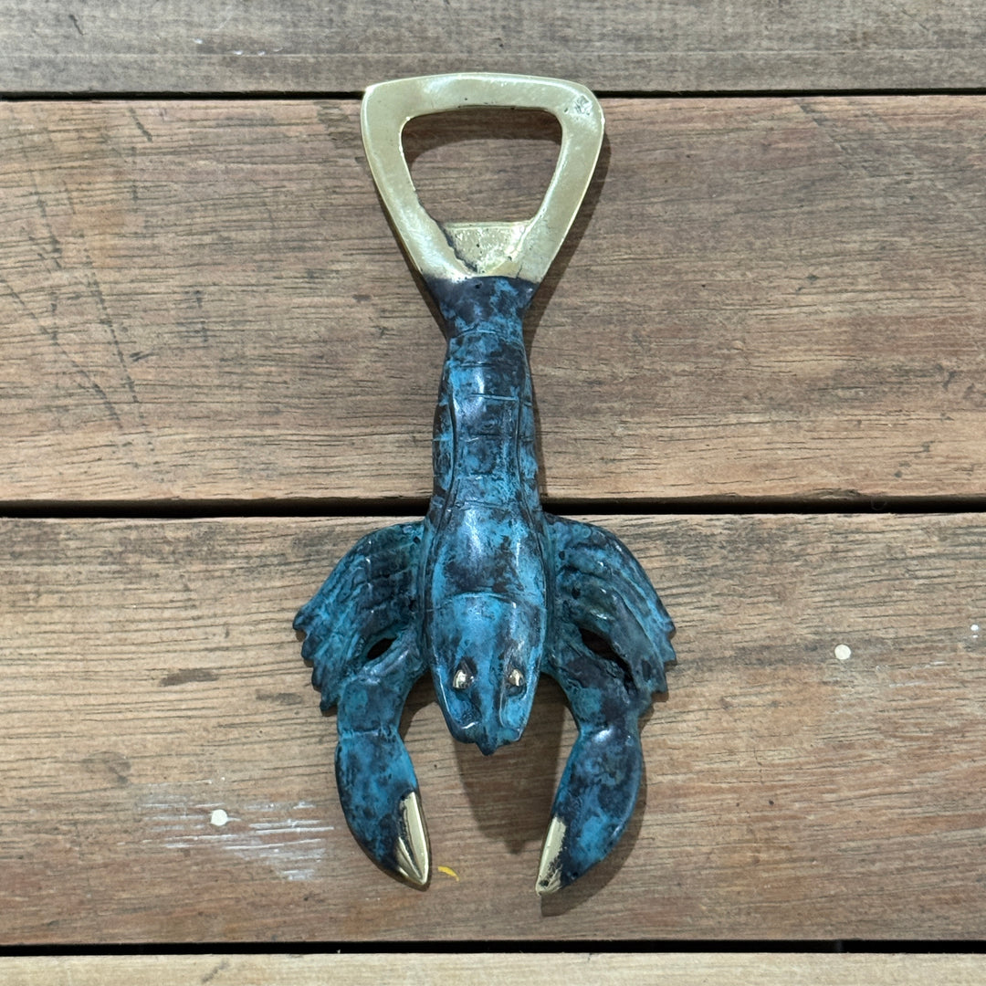 Bottle Opener - Lobster | Aged Brass