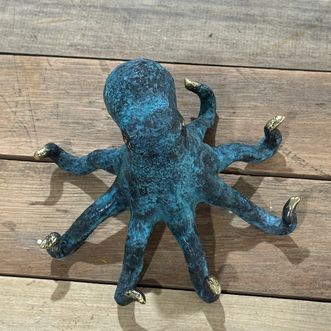 Octopus - L | Aged Brass