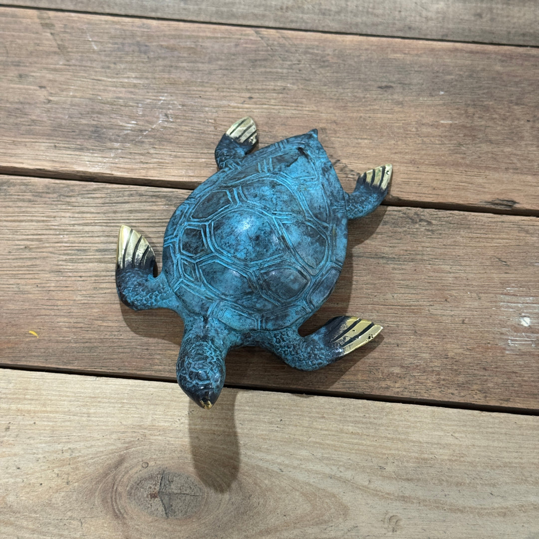 Turtle - L | Aged Brass