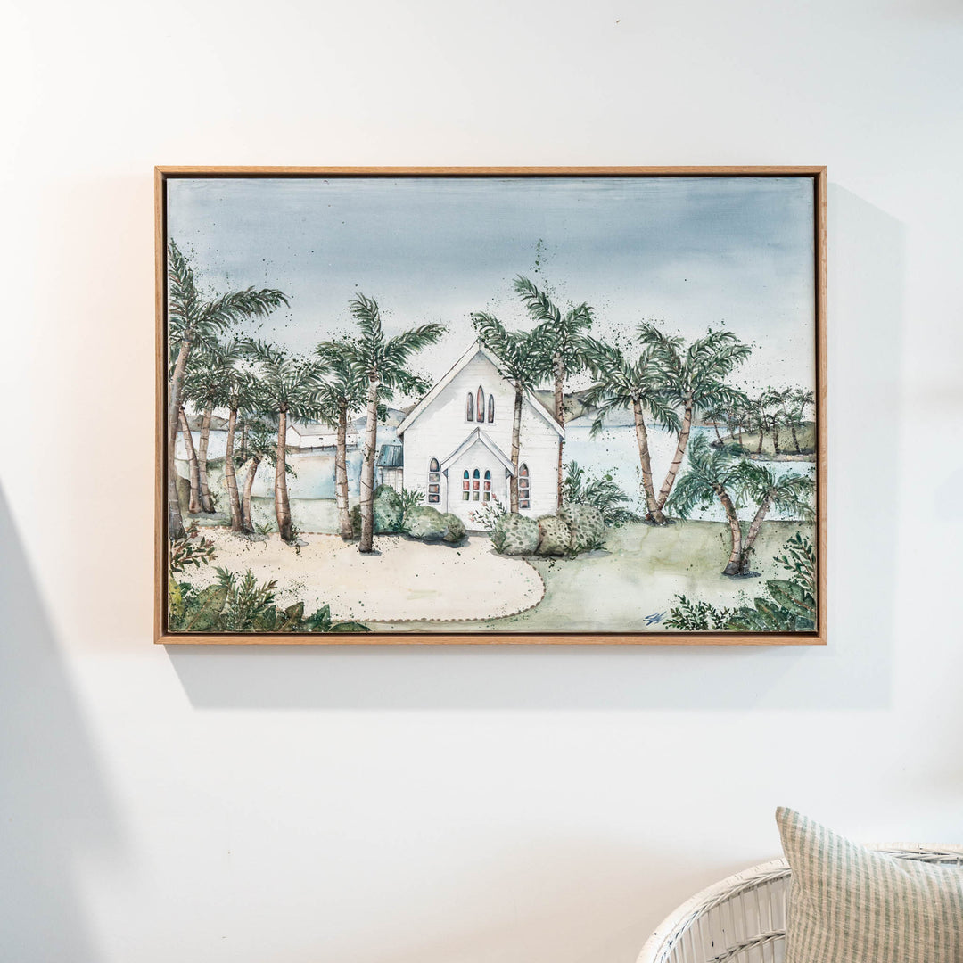 She May Be A Hundred Different Things framed artwork in Australian oak by Stephanie Elizabeth Artwork.