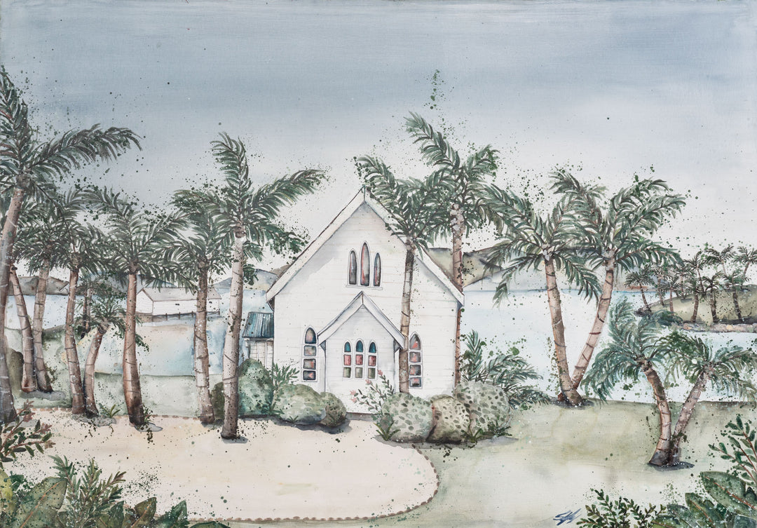 She May Be a Hundred Different Things art print, St Mary’s Port Douglas by Stephanie Elizabeth Artwork.