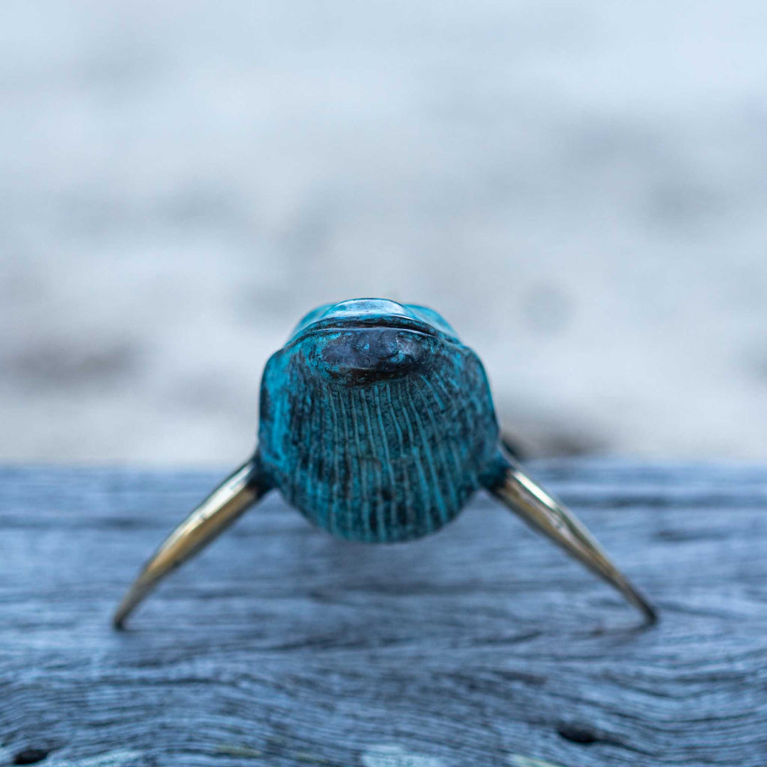 Extra Large Humpback Whale | Aged Brass