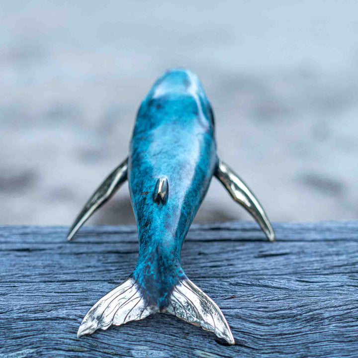 Extra Large Humpback Whale | Aged Brass