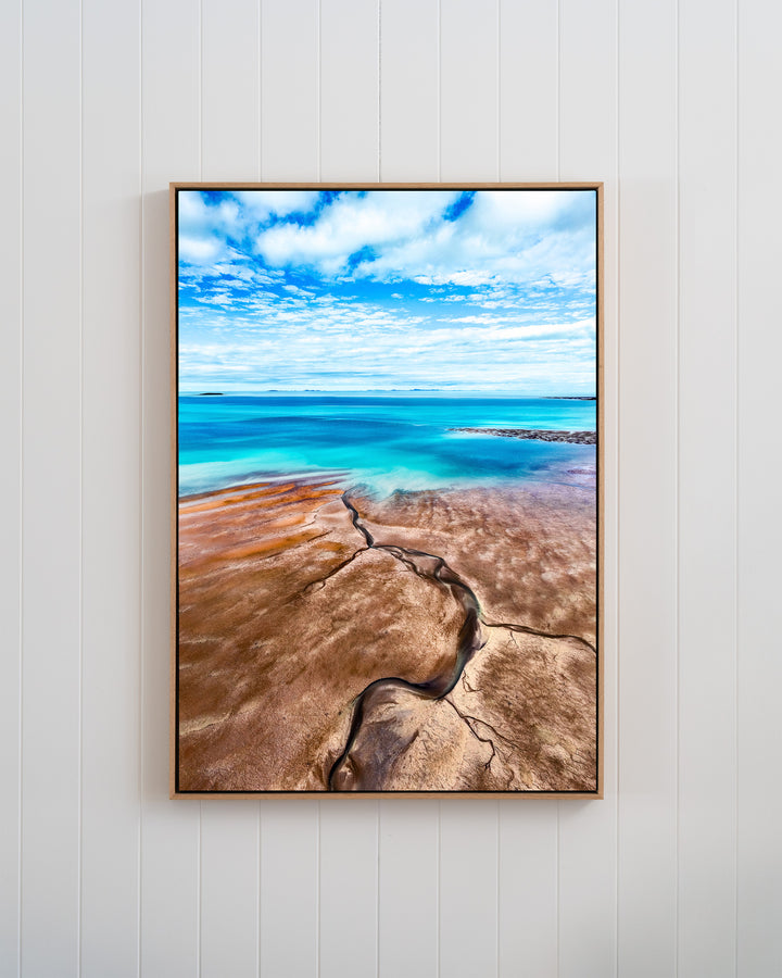 Cracks in the Ocean | Ocean Art - Aerial Photography