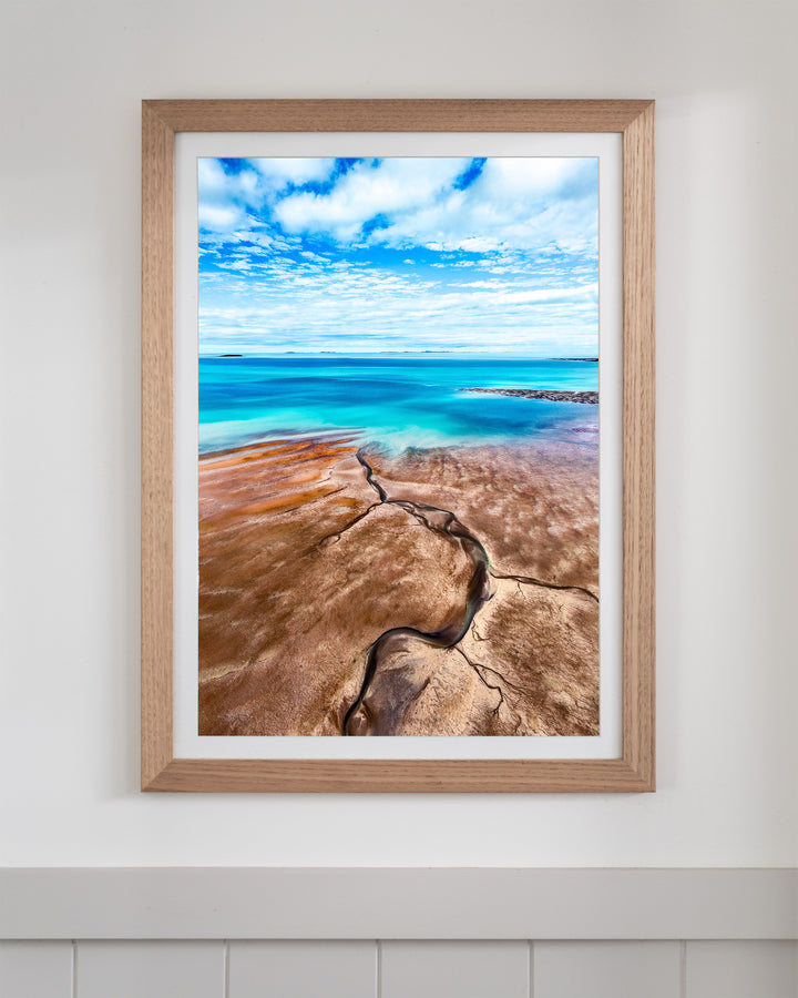 Cracks in the Ocean | Ocean Art - Aerial Photography