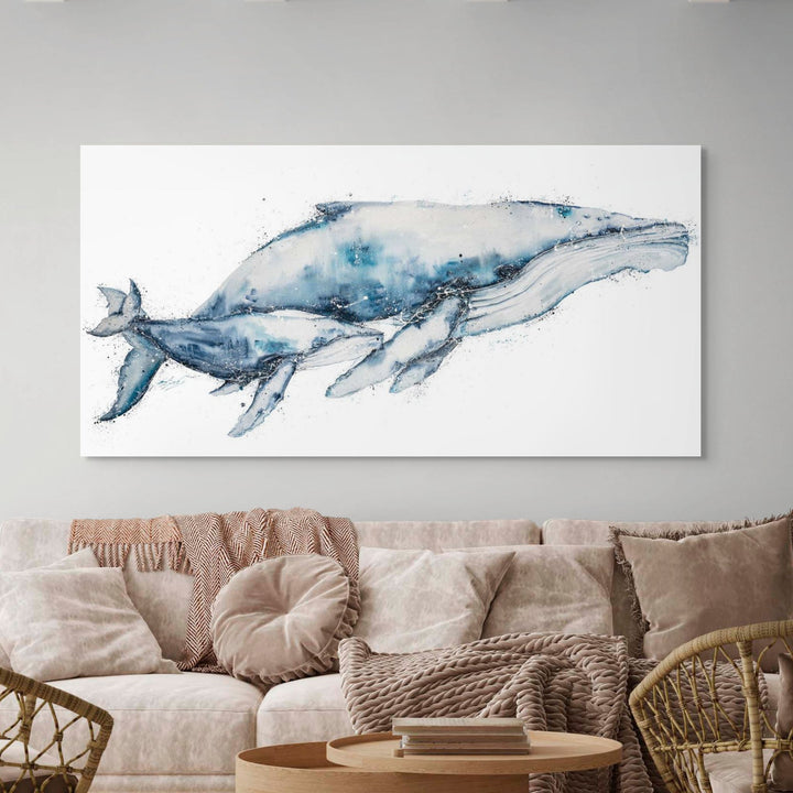 Crazy Love by Stephanie Elizabeth – stretched canvas print of kookaburras in balance of chaos and calm, fine art print

