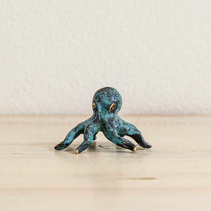 Extra Small Octopus | Aged Brass