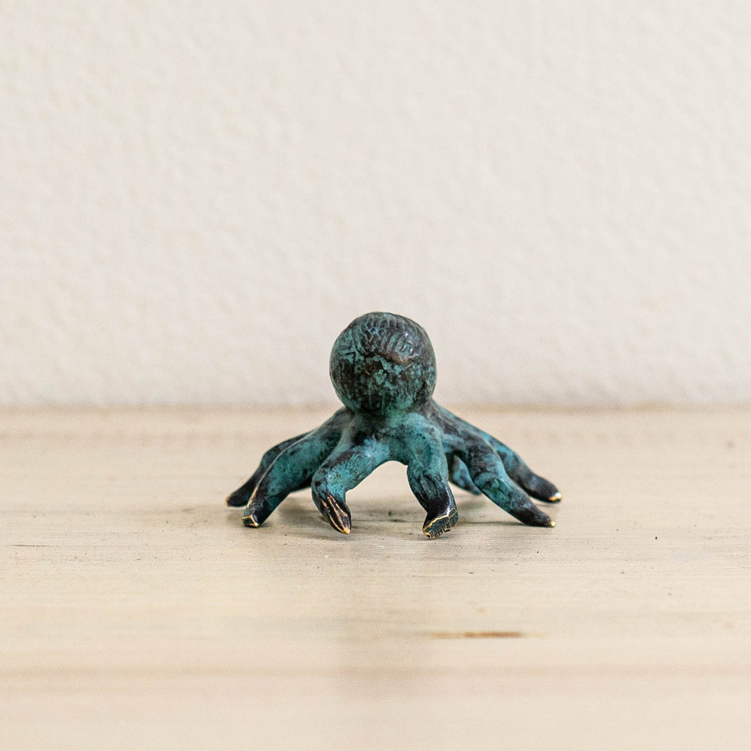 Extra Small Octopus | Aged Brass