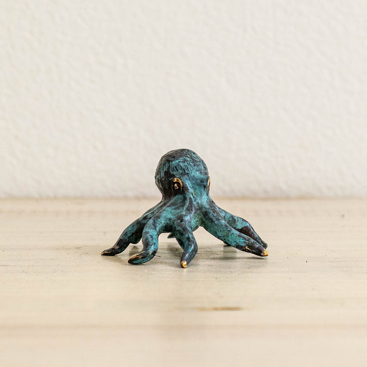 Extra Small Octopus | Aged Brass