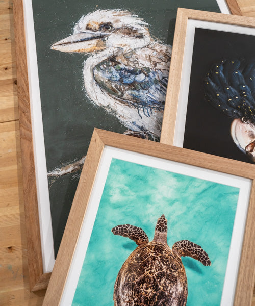 Framed Fine Art Paper Print – professionally mounted and framed glass or perspex and mat board