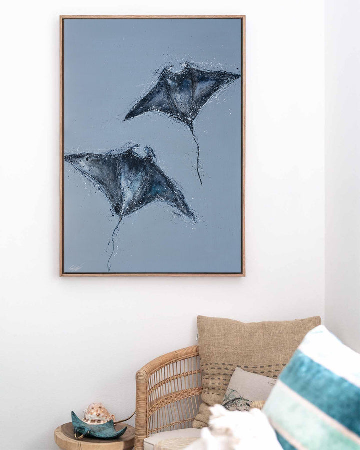 Heart Beats Slow | Manta Rays – Fine Art Print