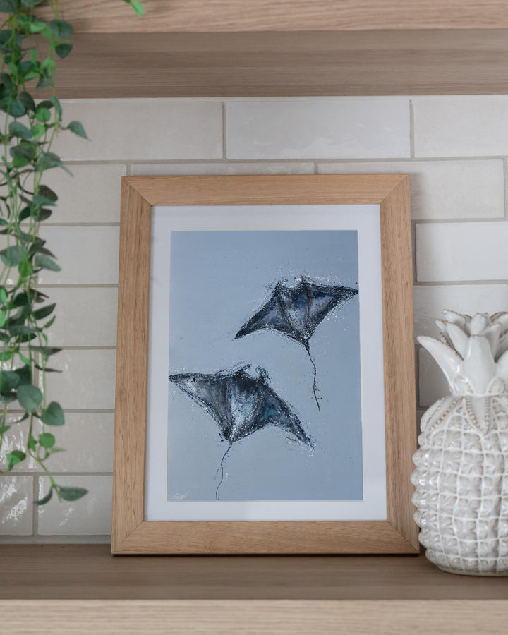 Heart Beats Slow | Manta Rays – Fine Art Print