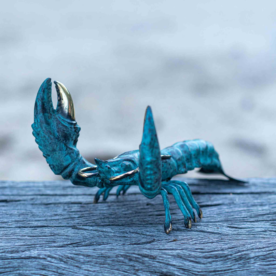 Large Lobster | Aged Brass