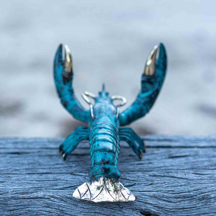 Large Lobster | Aged Brass