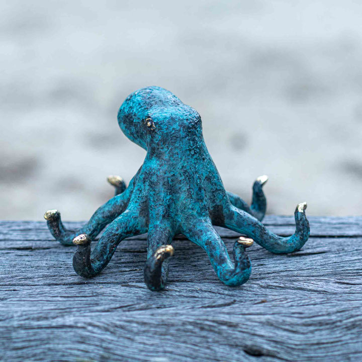 Large Octopus | Aged Brass
