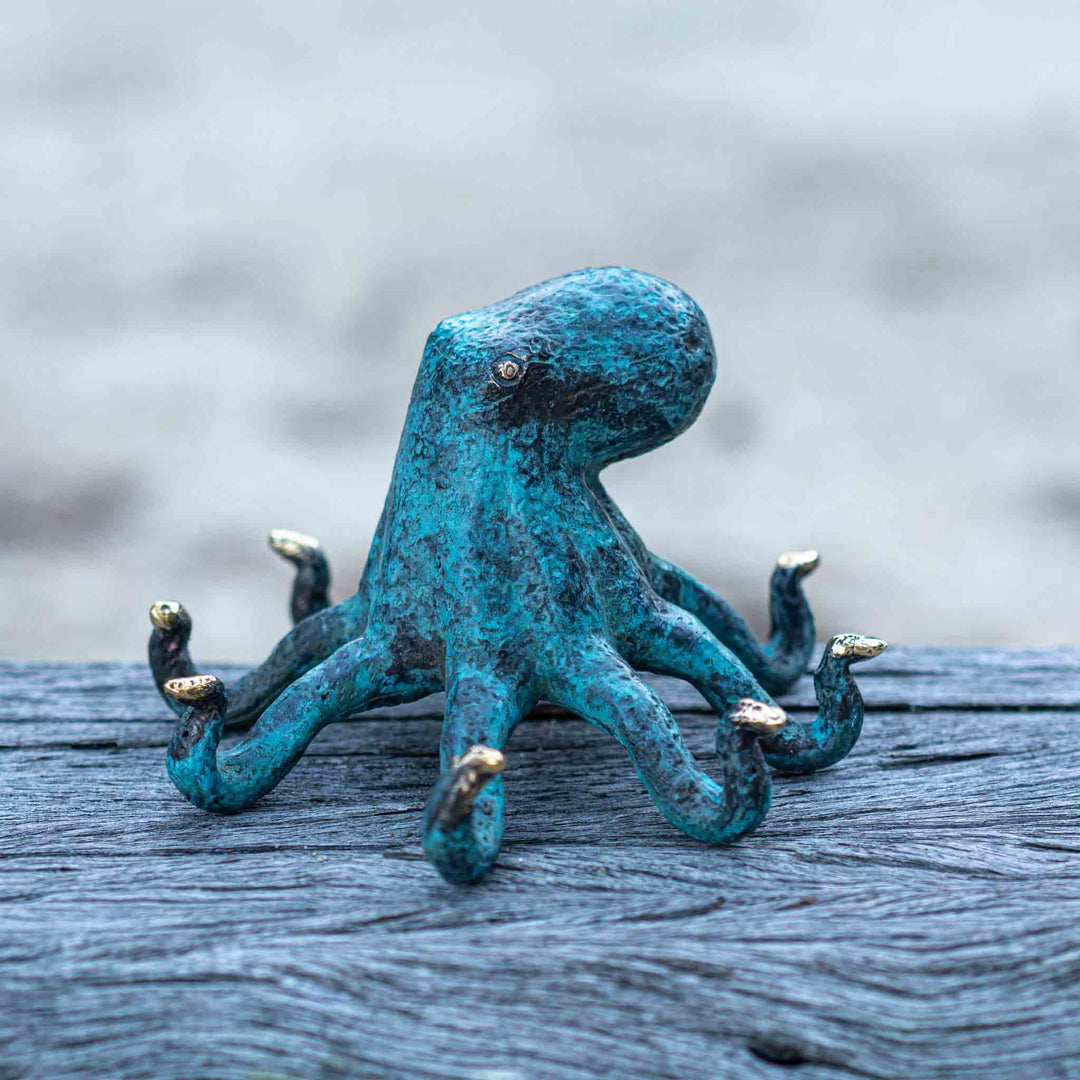 Large Octopus | Aged Brass