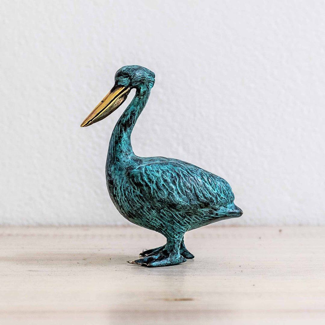 Large Pelican | Aged Brass