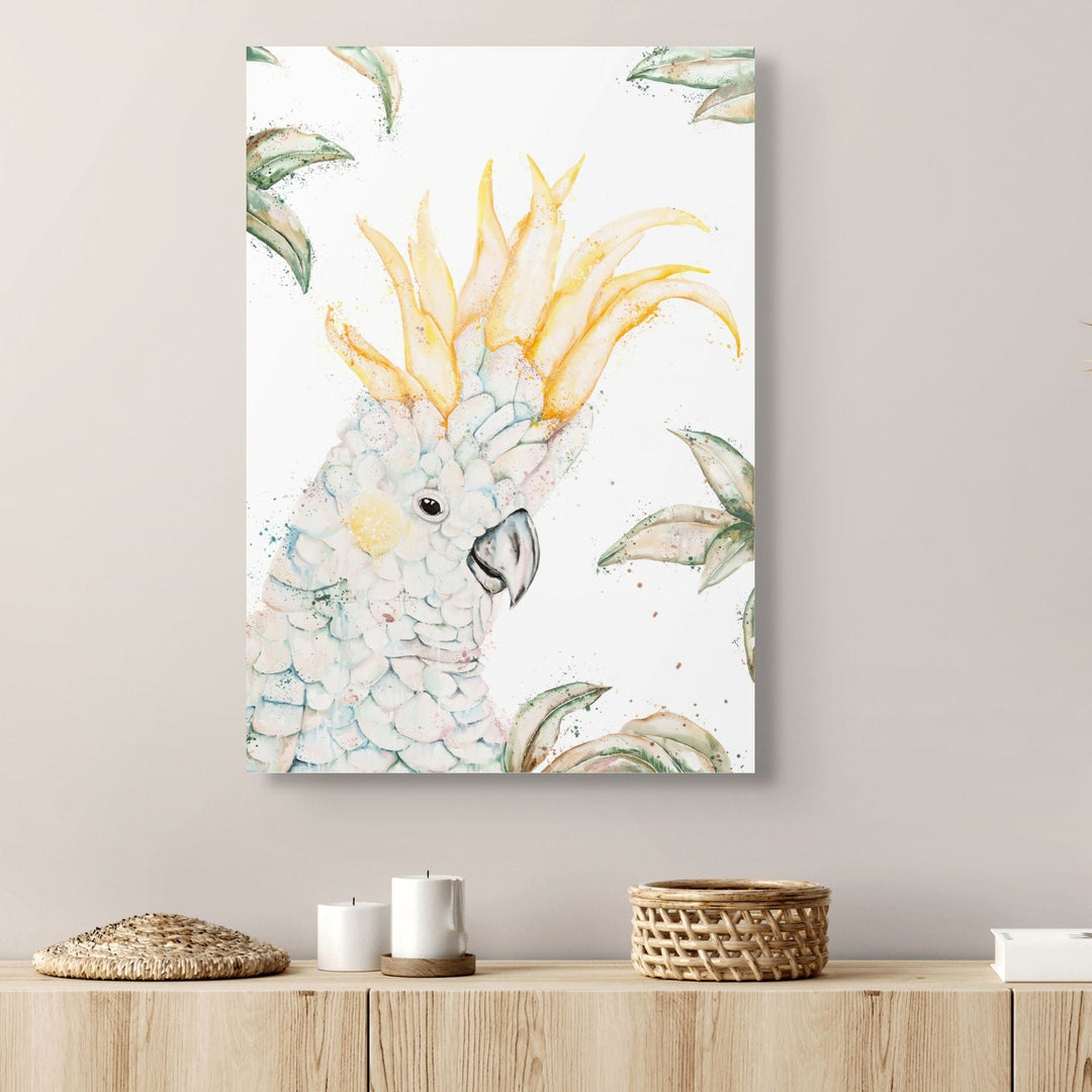 Lemon Sorbet stretched canvas fine art print by Stephanie Elizabeth
