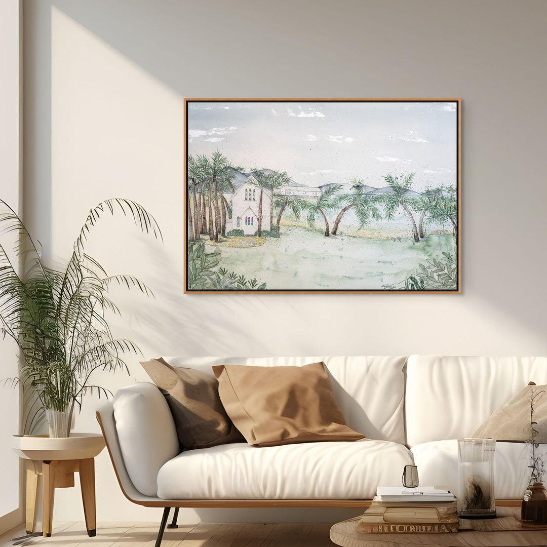 Let’s Head There for Sunset by Stephanie Elizabeth – shadow box canvas print of coastal sunset, Australian fine art print