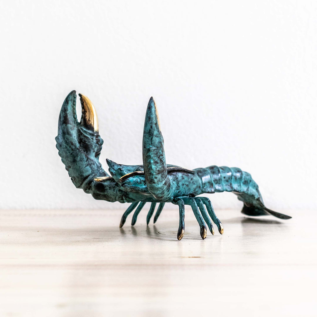 Medium Lobster | Aged Brass