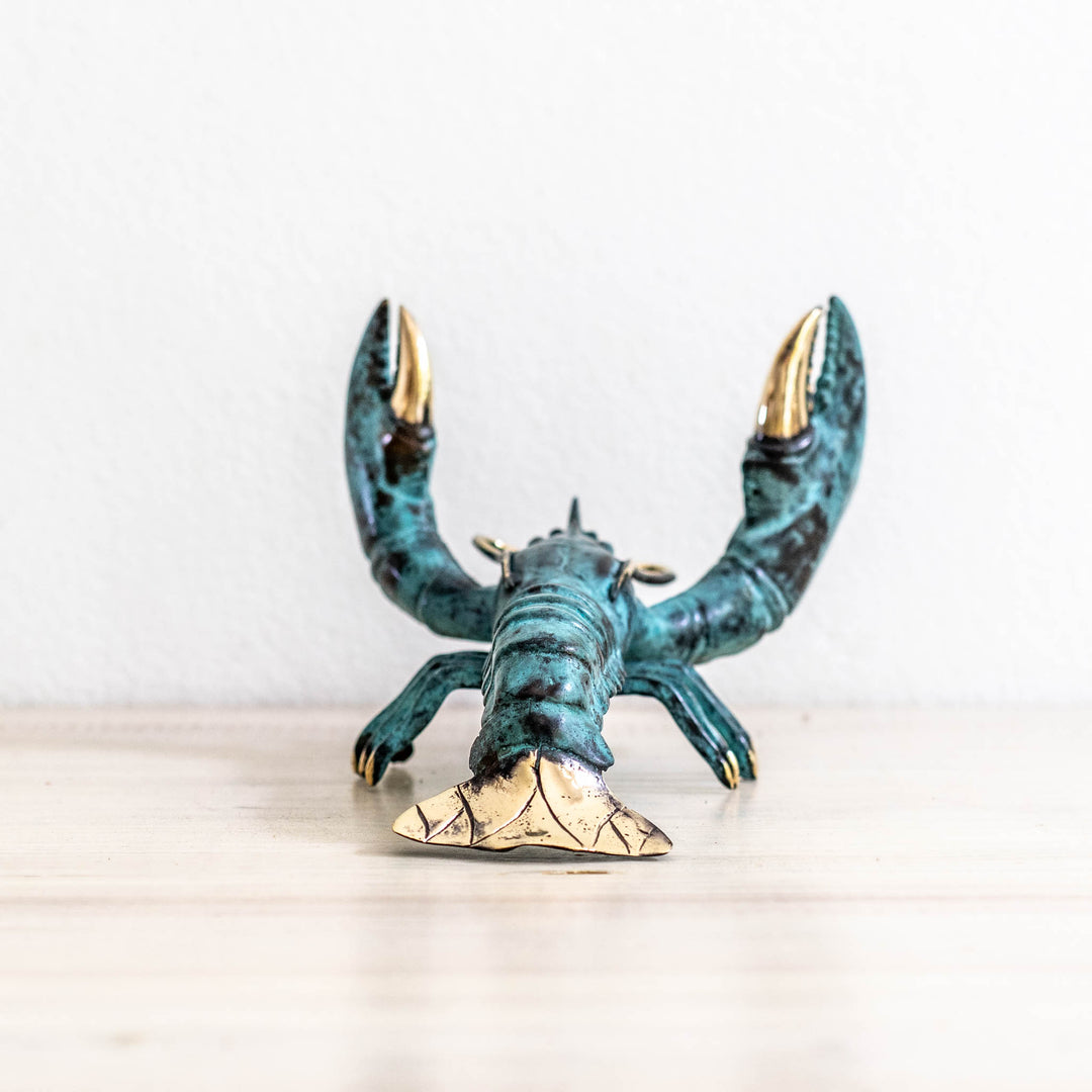 Medium Lobster | Aged Brass