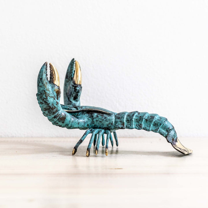 Medium Lobster | Aged Brass