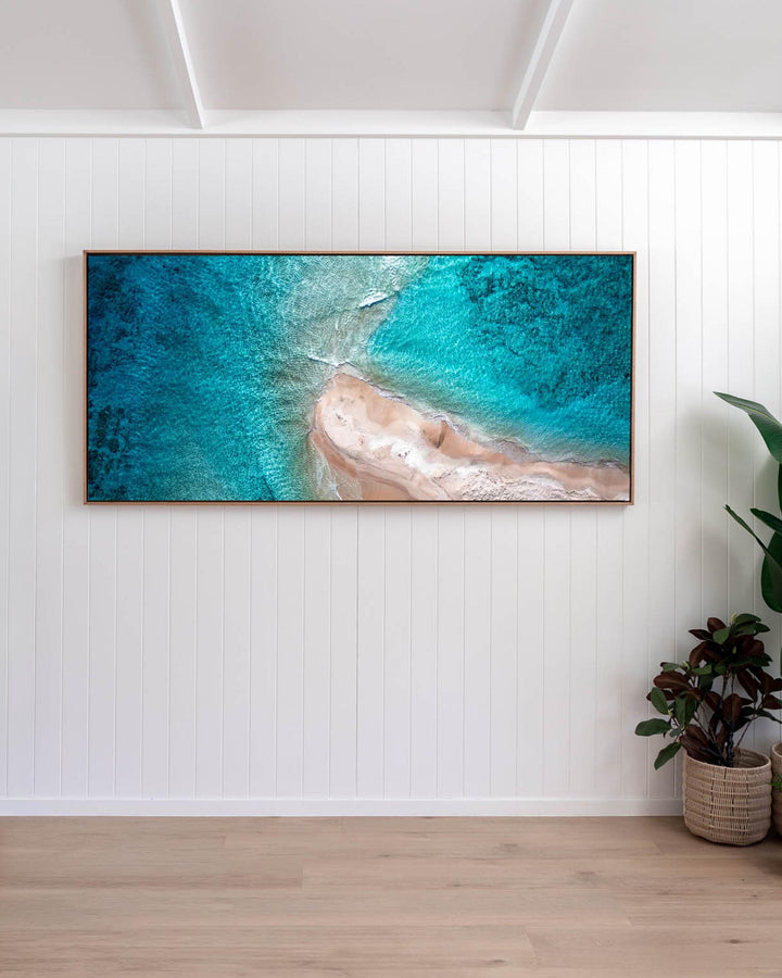 Nothing but Footprints | Ocean Art – Aerial Photography
