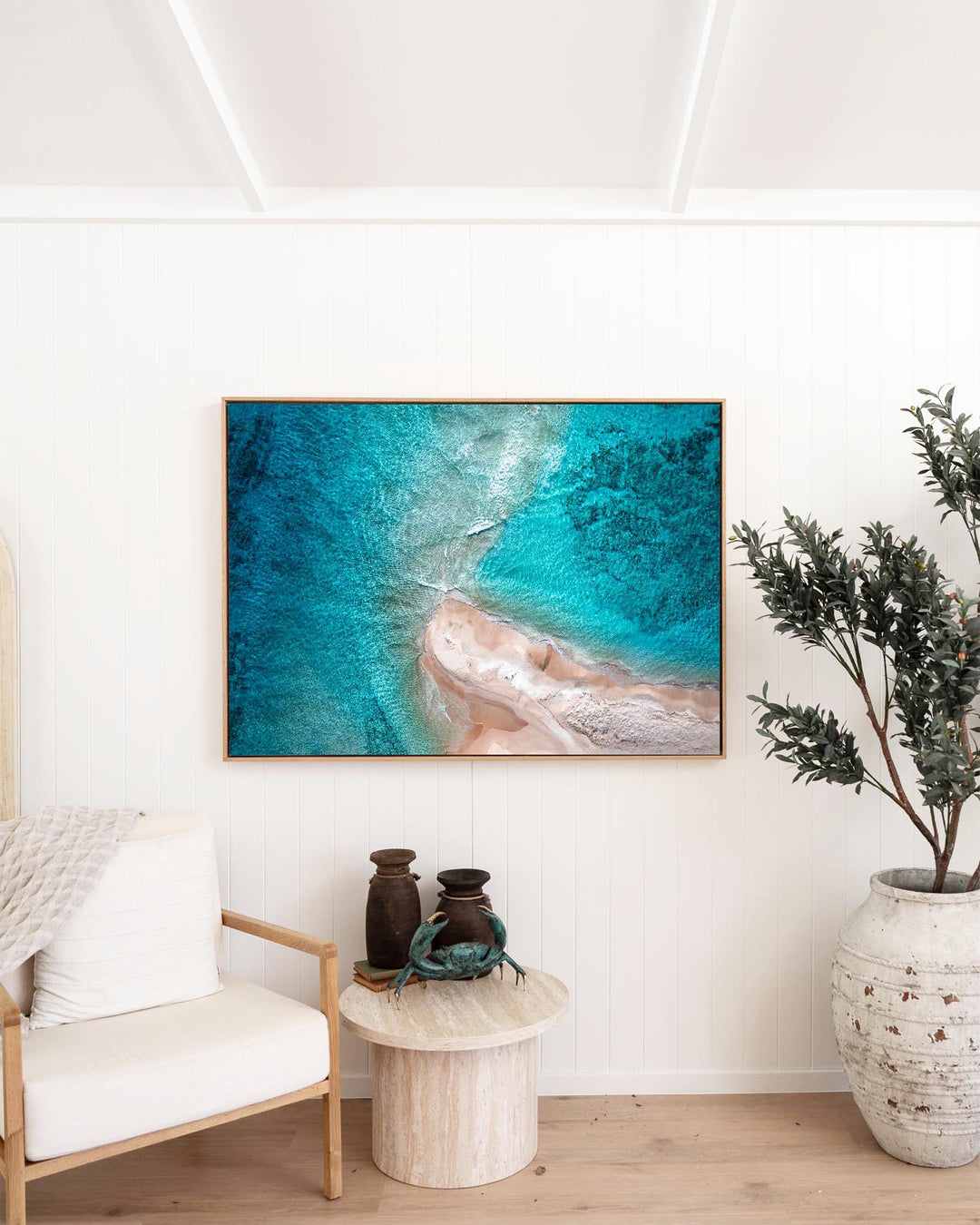 Nothing but Footprints | Ocean Art – Aerial Photography
