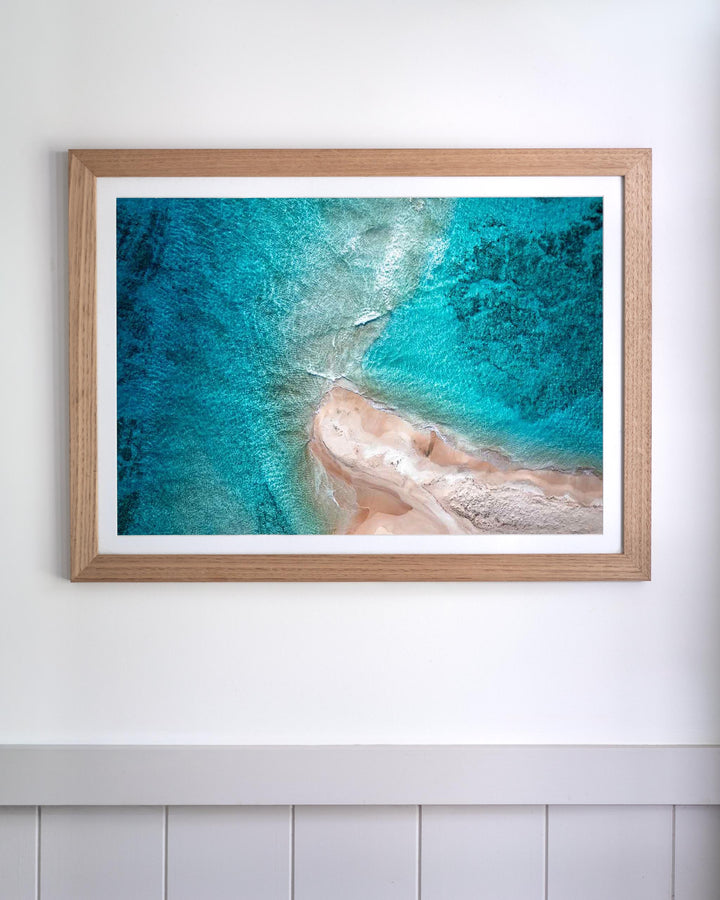 Nothing but Footprints | Ocean Art – Aerial Photography