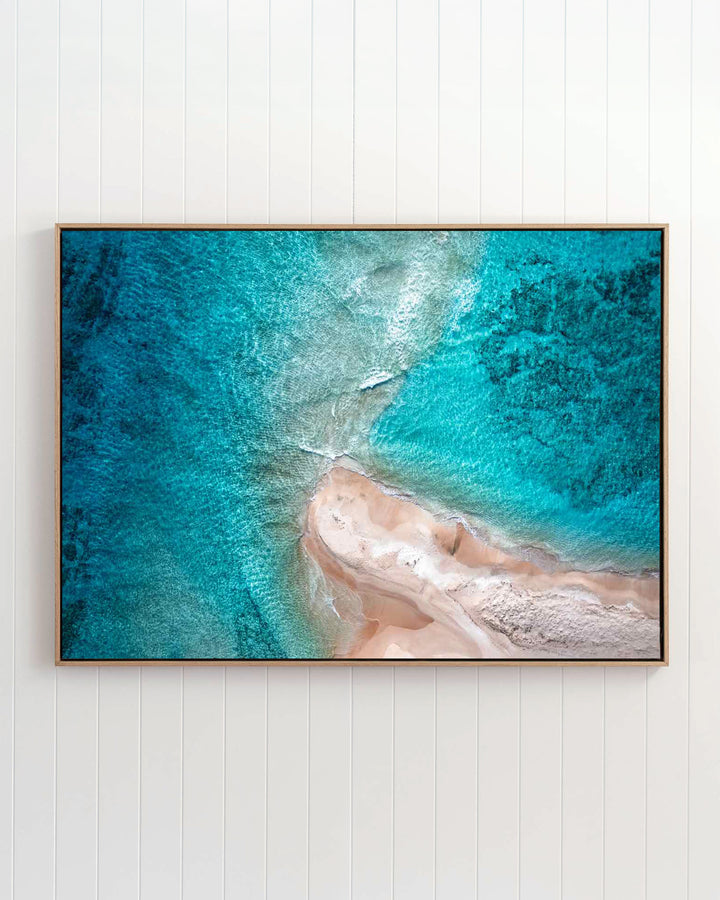 Nothing but Footprints | Ocean Art – Aerial Photography
