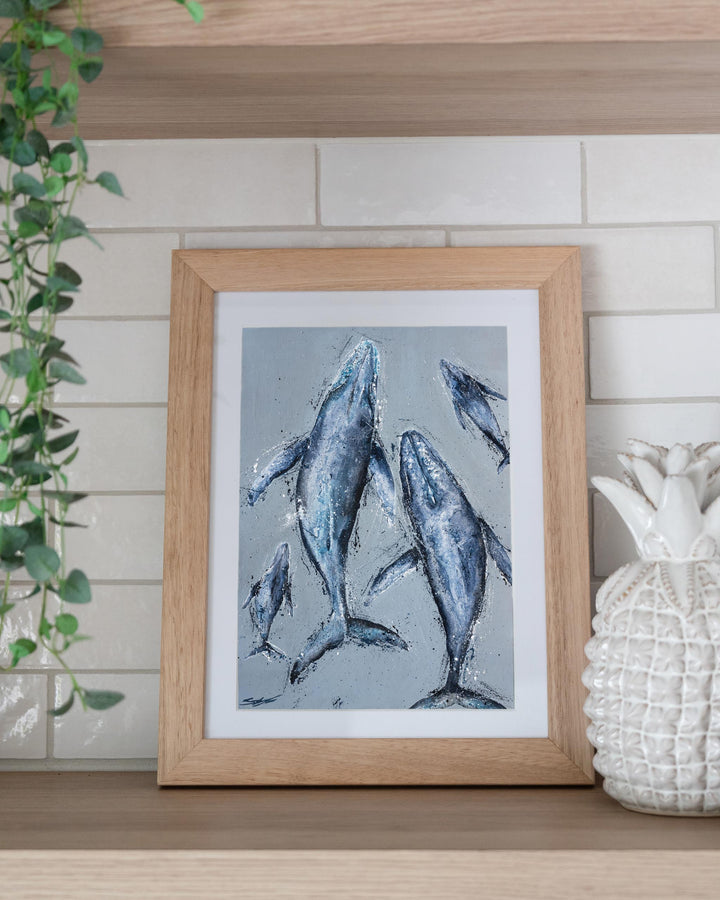 Raise Them on Rhythm and Blues | Whale Fine Art Print