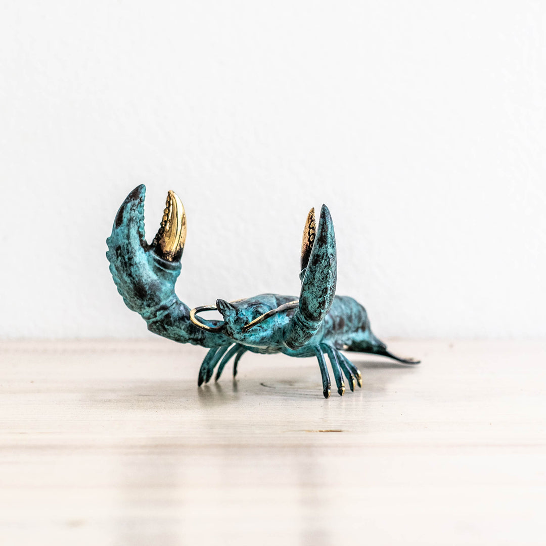 Small Lobster | Aged Brass