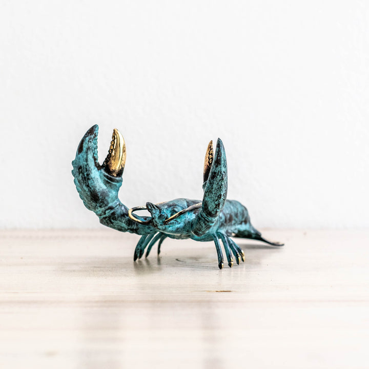 Small Lobster | Aged Brass