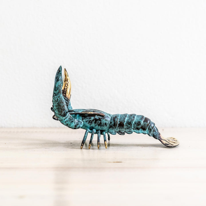 Small Lobster | Aged Brass