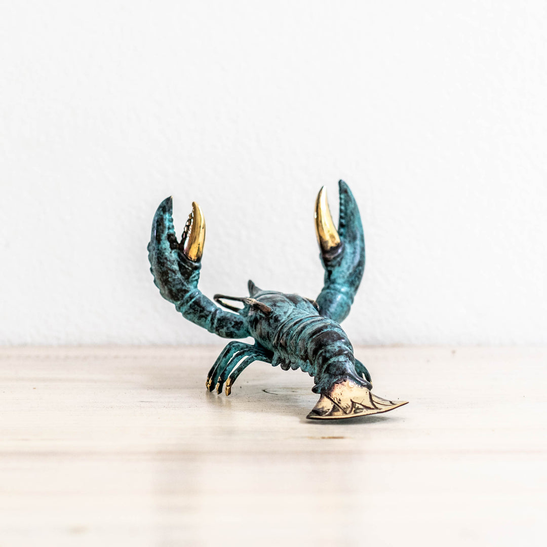 Small Lobster | Aged Brass