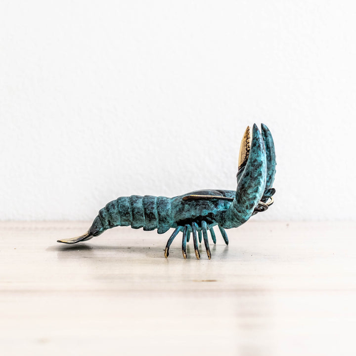 Small Lobster | Aged Brass
