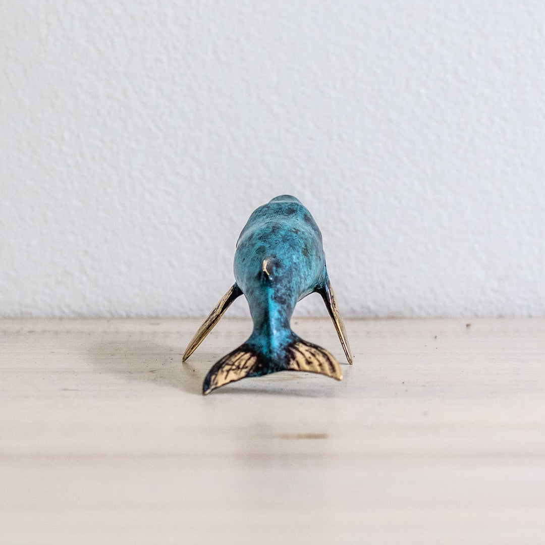 Small Humpback Whale | Aged Brass