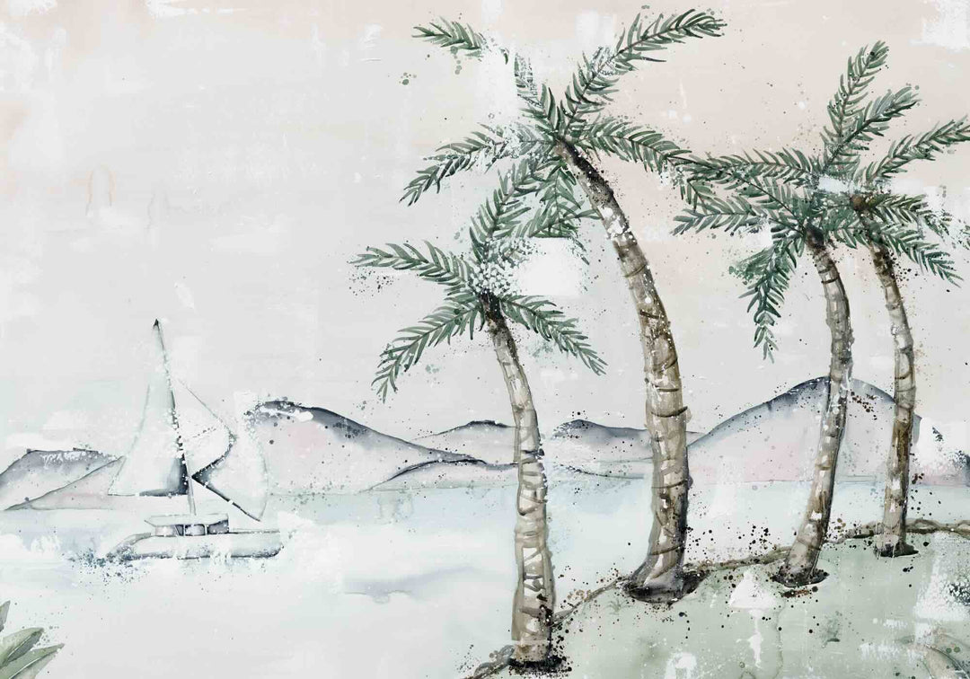 Sunset Sail unframed rolled fine art print by Stephanie Elizabeth